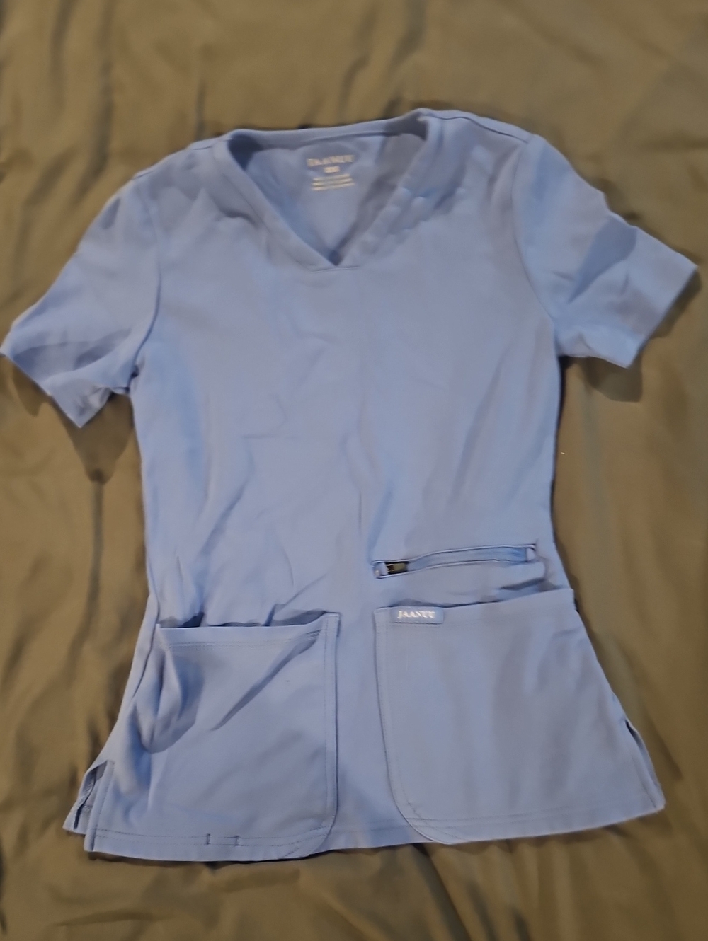 Jaanuu Ceil Blue Scrub Top
